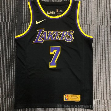 Camiseta Carmelo Anthony NO 7 Los Angeles Lakers Earned Negro