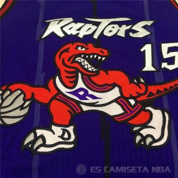 Camiseta Carter #15 Toronto Raptors Autentico Violeta