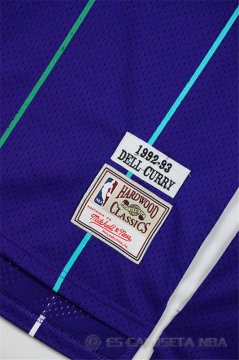 Camiseta Curry #30 Charlotte Hornets Purpura