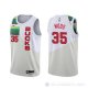 Camiseta Christian Wood #35 Milwaukee Bucks Earned Blanco