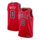 Camiseta Coby White NO 0 Chicago Bulls Icon Rojo