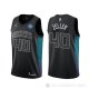 Camiseta Cody Zeller #40 Charlotte Hornets Ciudad Negro