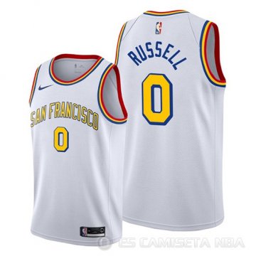 Camiseta D\'angelo Russell #0 Golden State Warriors Classic Edition Blanco