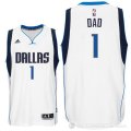 Camiseta Dad #1 Dallas Mavericks Dia del Padre Blanco