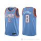 Camiseta Danilo Gallinari #8 Los Angeles Clippers Ciudad Azul