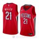 Camiseta Darius Miller #21 New Orleans Pelicans Statement 2018 Rojo