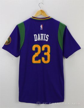 Camiseta Davis #23 New Orleans Pelicans Manga Corta Purpura