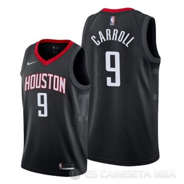 Camiseta Demarre Carroll #9 Houston Rockets Statement 2019-20 Negro