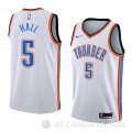 Camiseta Devon Hall #5 Oklahoma City Thunder Association 2018 Blanco