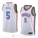 Camiseta Devon Hall #5 Oklahoma City Thunder Association 2018 Blanco