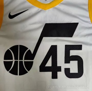 Camiseta Donovan Mitchell #45 Utah Jazz Association Autentico 2022-23 Blanco