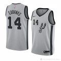 Camiseta Drew Eubanks #14 San Antonio Spurs Statement 2018 Gris