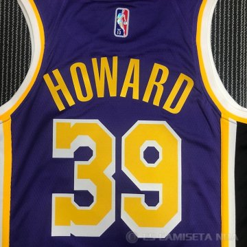 Camiseta Dwight Howard #39 Los Angeles Lakers Statement 2021-22 Violeta