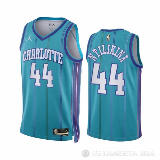 Camiseta Frank Ntilikina #44 Charlotte Hornets Classic 2023-24 Verde - Haga un click en la imagen para cerrar