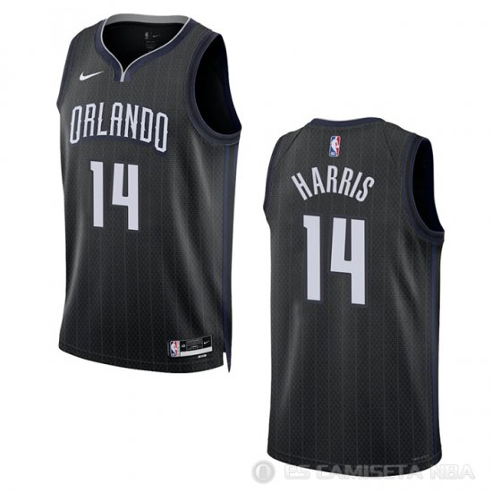 Camiseta Gary Harris #14 Orlando Magic Ciudad 2022-23 Negro - Haga un click en la imagen para cerrar