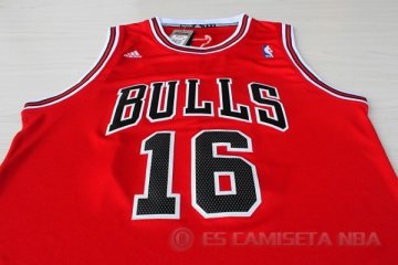 Camiseta Gasol #16 Chicago Bulls Rojo