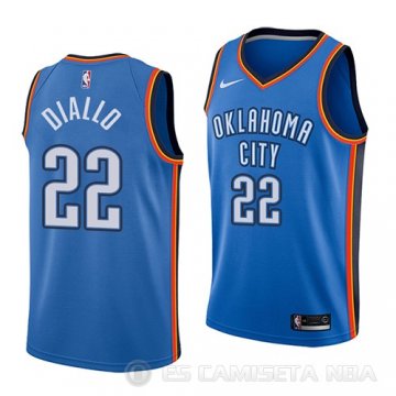 Camiseta Hamidou Diallo #22 Oklahoma City Thunder Icon 2018 Azul