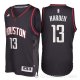 Camiseta Harden #13 Houston Rockets Autentico Negro