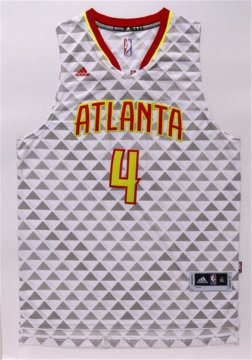 Camiseta Millsap #4 Atlanta Hawks Blanco