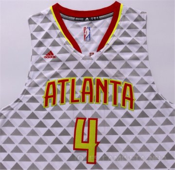 Camiseta Millsap #4 Atlanta Hawks Blanco