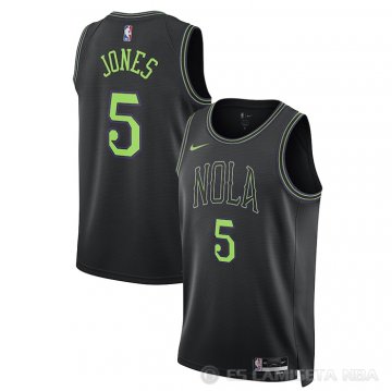 Camiseta Herbert Jones #5 New Orleans Pelicans Ciudad 2023-24 Negro
