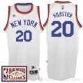 Camiseta Houston #20 New York Knicks Retro Blanco