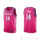 Camiseta Isaiah Todd #14 Washington Wizards Ciudad 2022-23 Rosa