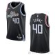 Camiseta Ivica Zubac #40 Los Angeles Clippers Ciudad 2022-23 Negro