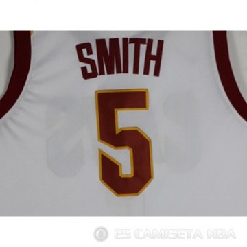 Camiseta J.R. Smith #5 Cleveland Cavaliers Navidad 2016 Rojo