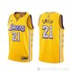 Camiseta J.R. Smith #5 Cleveland Cavaliers Navidad 2016 Rojo
