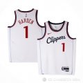 Camiseta James Harden #1 Los Angeles Clippers Association 2024-25 Blanco