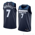 Camiseta James Nunnally #7 Minnesota Timberwolves Icon 2017-18 Azul