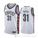 Camiseta Jarrett Allen #31 Brooklyn Nets Ciudad Blanco