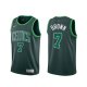 Camiseta Jaylen Brown NO 7 Boston Celtics Earned 2020-21 Verde
