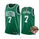 Camiseta Jaylen Brown #7 Boston Celtics Icon 2022 NBA Finals Verde