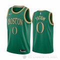 Camiseta Jayson Tatum #0 Boston Celtics Ciudad Verde