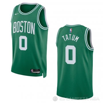 Camiseta Jayson Tatum #0 Boston Celtics Icon 2022-23 Verde