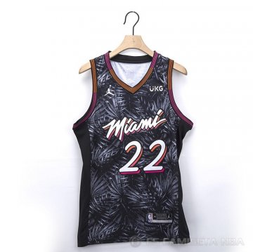 Camiseta Jimmy Butler NO 22 Miami Heat Fashion Royalty Negro