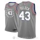 Camiseta Jonah Bolden #43 Philadelphia 76ers Ciudad 2018-19 Gris