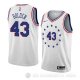 Camiseta Jonah Bolden #43 Philadelphia 76ers Earned 2018-19 Gris