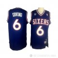 Camiseta Julius Erving #6 Philadelphia 76ers Retro Azul