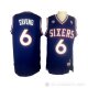 Camiseta Julius Erving #6 Philadelphia 76ers Retro Azul