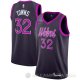 Camiseta Karl-Anthony Towns #32 Minnesota Timberwolves Ciudad 2018-19 Violeta