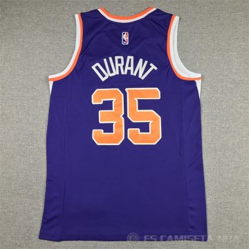 Camiseta Kevin Durant #35 Phoenix Suns Icon Violeta