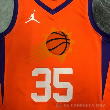 Camiseta Kevin Durant #35 Phoenix Suns Statement 2021 Naranja