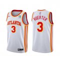 Camiseta Kevin Huerter NO 3 Atlanta Hawks Association 2020-21 Blanco