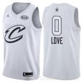Camiseta Kevin Love #0 All Star 2018 Cavaliers Blanco