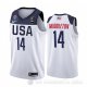 Camiseta Khris Middleton #14 USA 2019 FIBA Basketball World Cup Blanco
