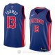 Camiseta Khyri Thomas #13 Detroit Pistons Icon 2018 Azul