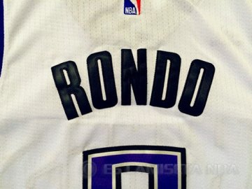 Camiseta Rondo #9 Sacramento Kings Blanco